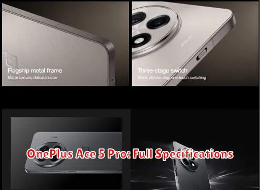 OnePlus Ace 5 Pro: Full Specifications