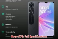 Oppo A78: Full Specifications