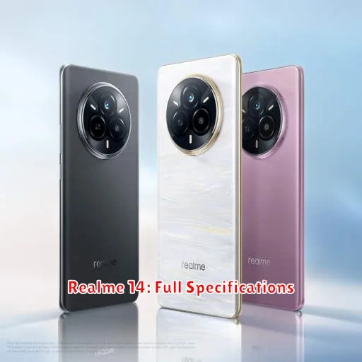 Realme 14: Full Specifications