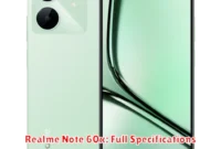 Realme Note 60x: Full Specifications