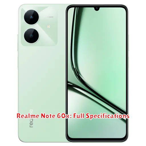 Realme Note 60x: Full Specifications