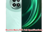 Realme Note 70T: Full Specifications