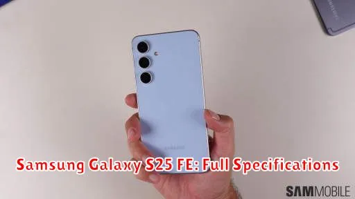 Samsung Galaxy S25 FE: Full Specifications