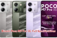 Xiaomi Poco M7 Pro 5G: Full Specifications