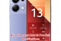 Xiaomi Redmi Note 13 Pro: Full Specifications