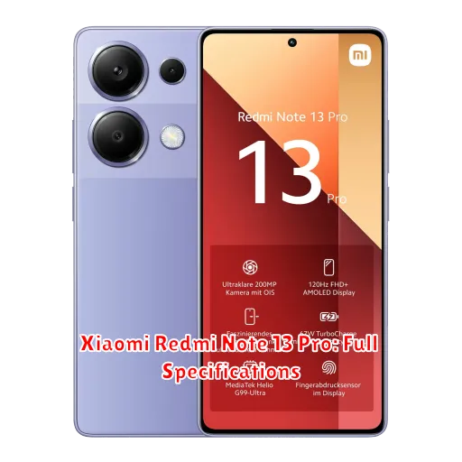 Xiaomi Redmi Note 13 Pro: Full Specifications