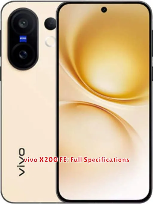 vivo X200 FE: Full Specifications