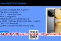 vivo iQOO Z10 Turbo Pro: Full Specifications vivo iQOO Z10 Turbo Pro: Full Specifications