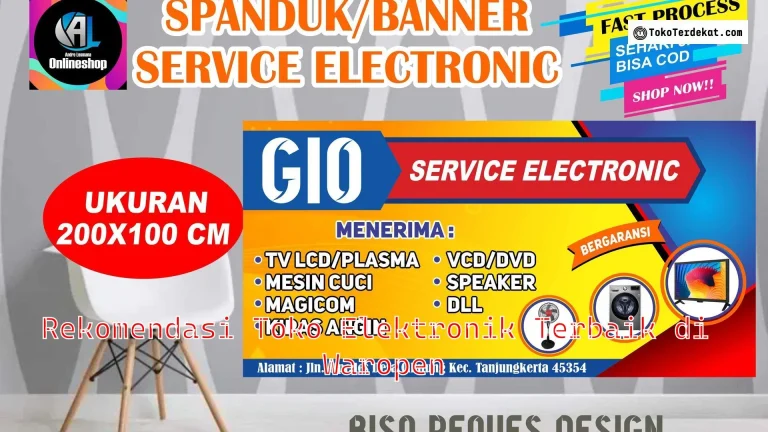 Rekomendasi Toko Elektronik Terbaik di Waropen